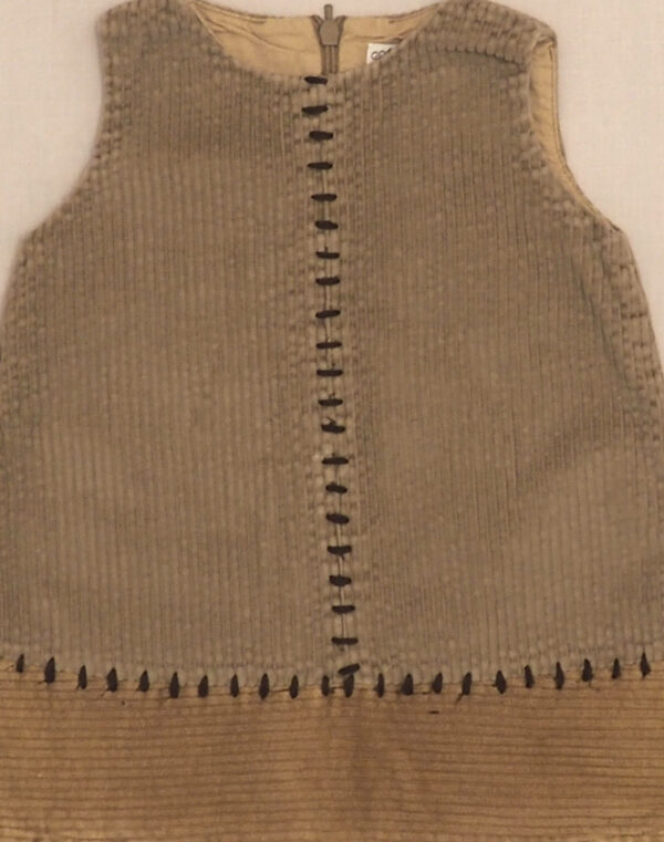 Corduroy chasuble dress