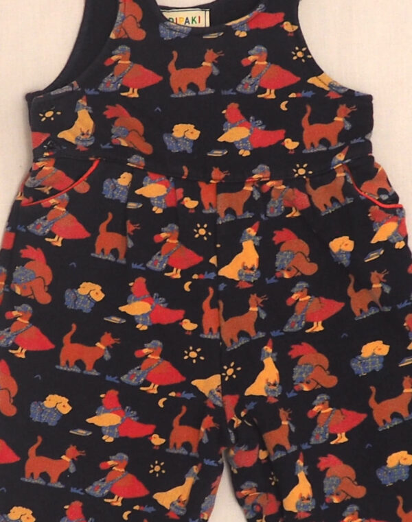 Salopette à motifs