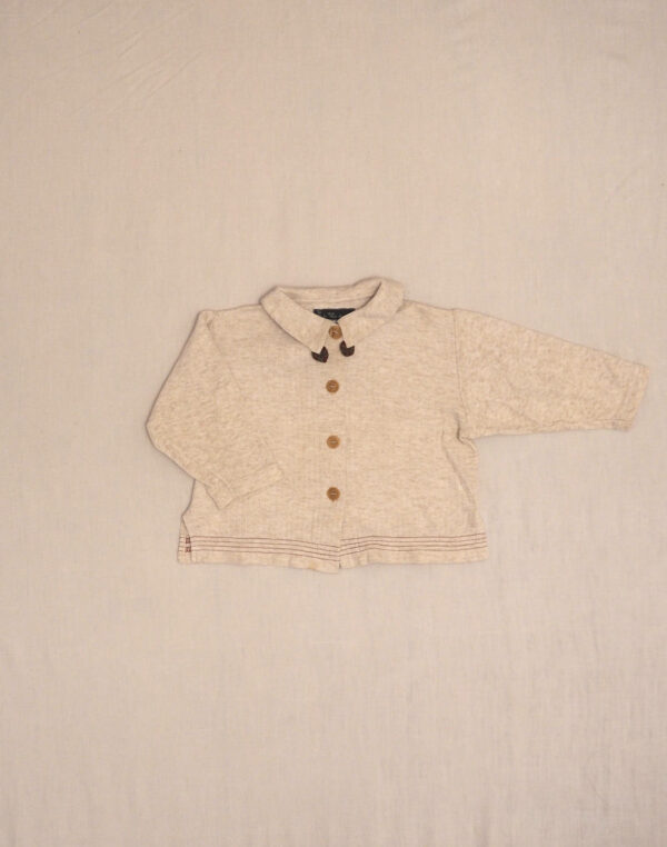 Chemise jersey à pompons