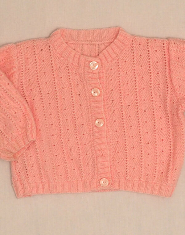 Cardigan tricoté main
