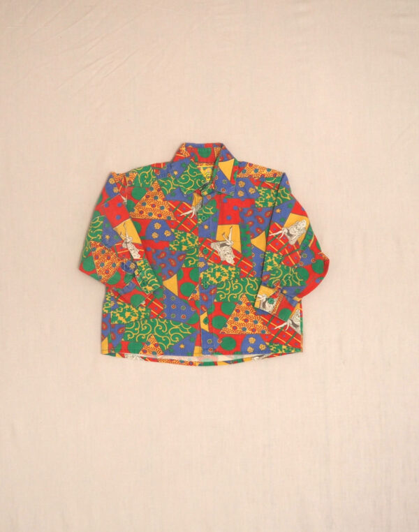 Chemise motif patchwork
