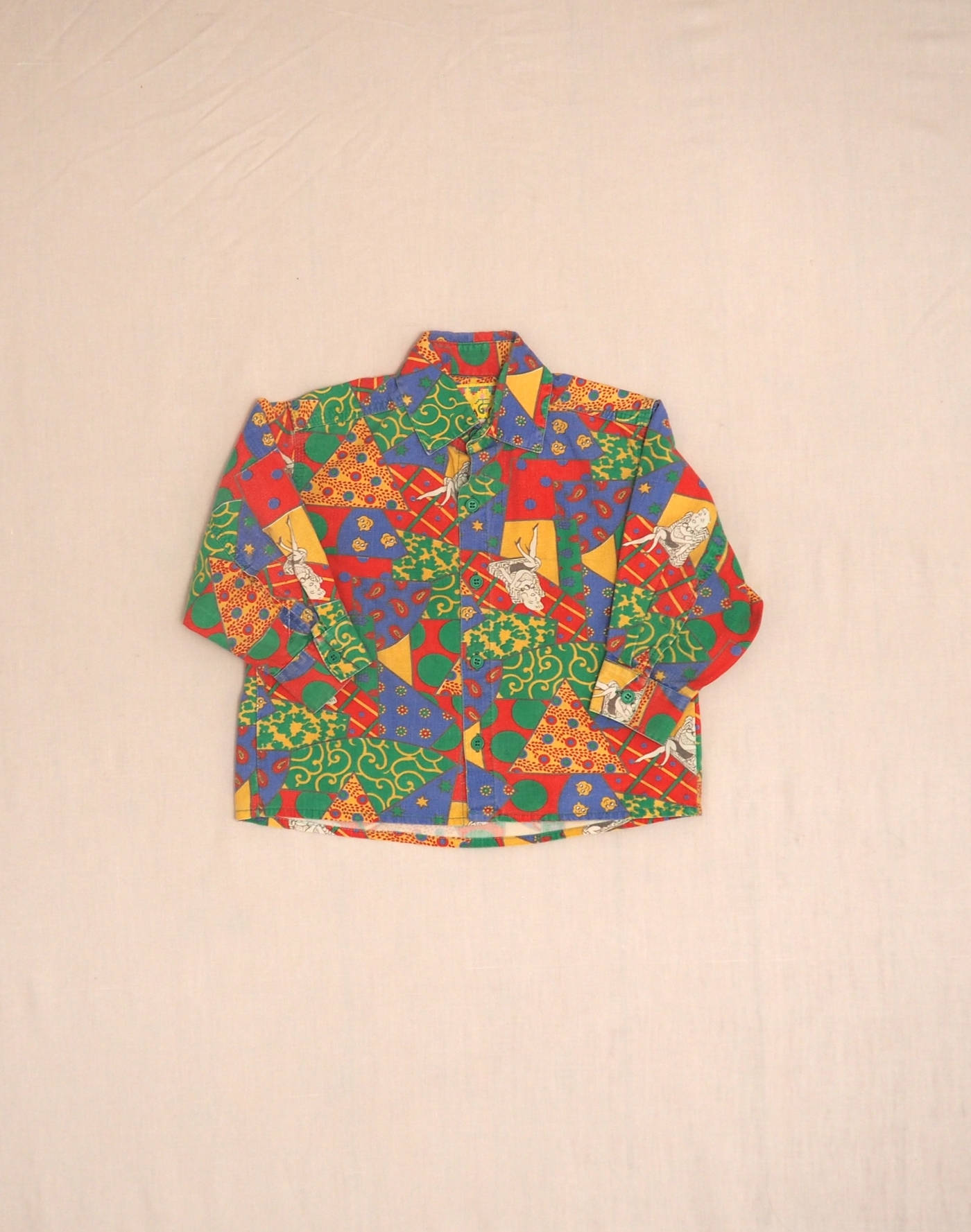 Chemise motif patchwork