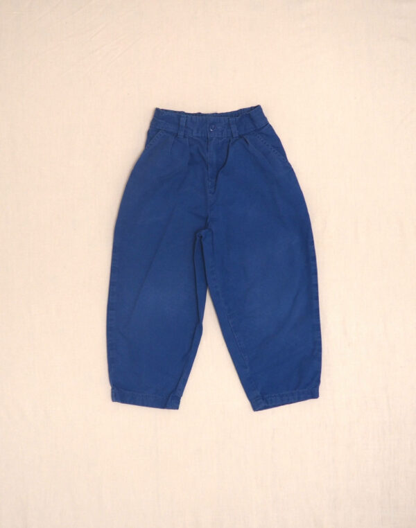 Pantalon bleu Klein