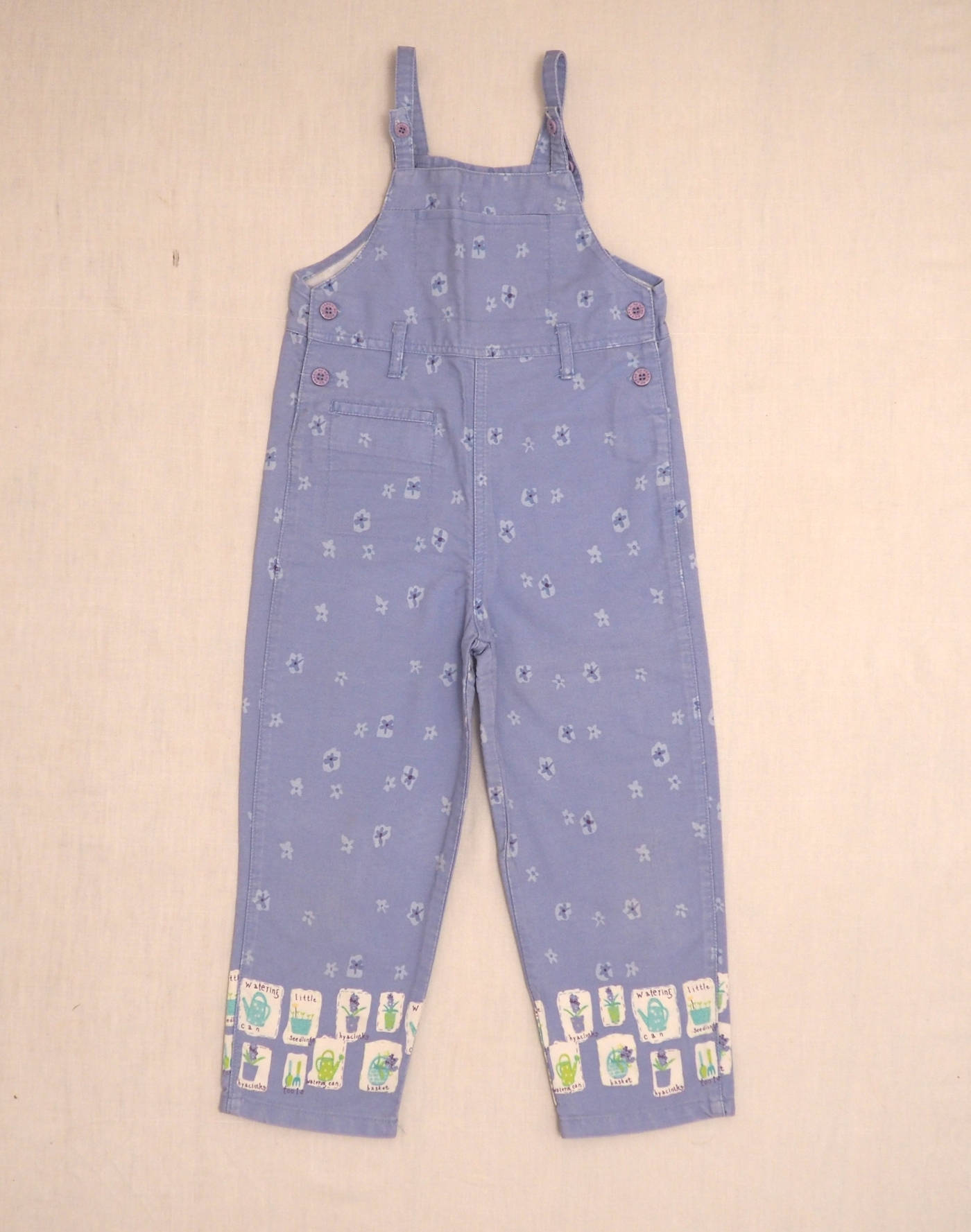 Floral overalls