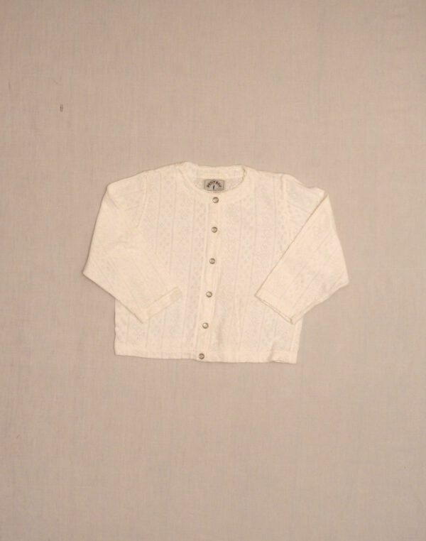 Cardigan pointelle