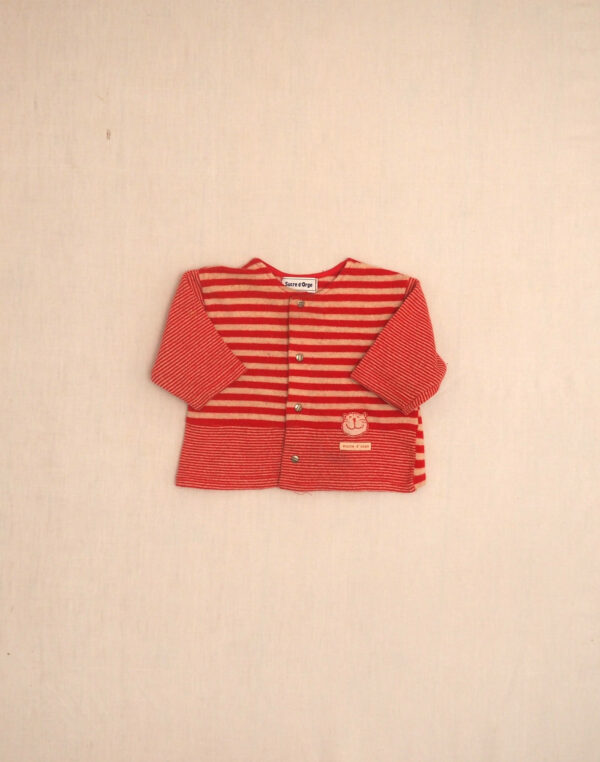 Cardigan rayé