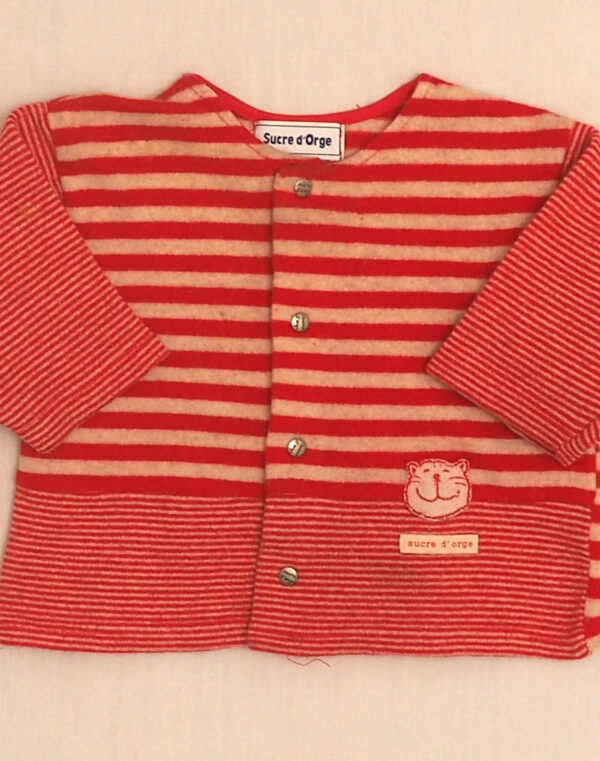 Cardigan rayé