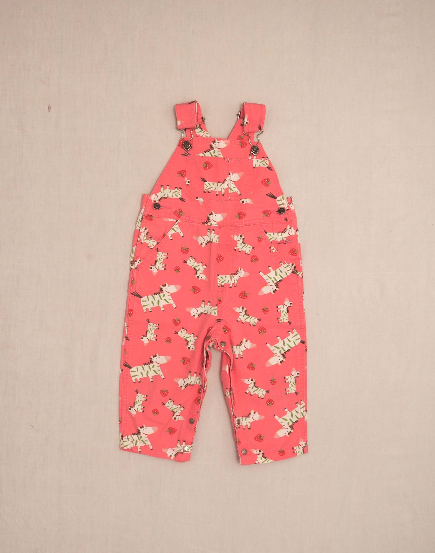 Pink overalls & zebras