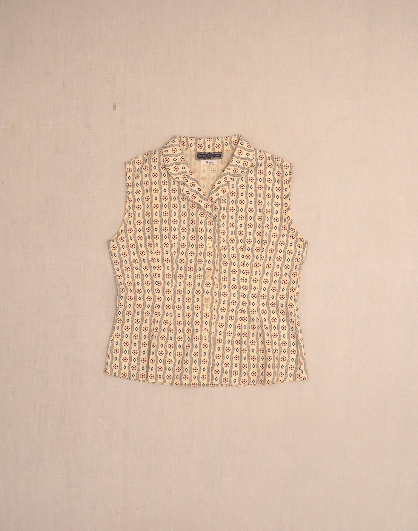 Blouse à motifs 8 ans