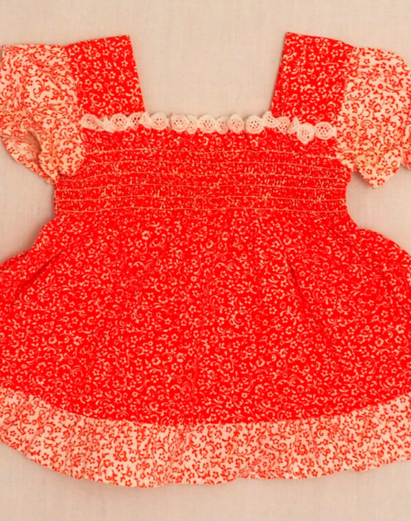 Robe fleurie 1970