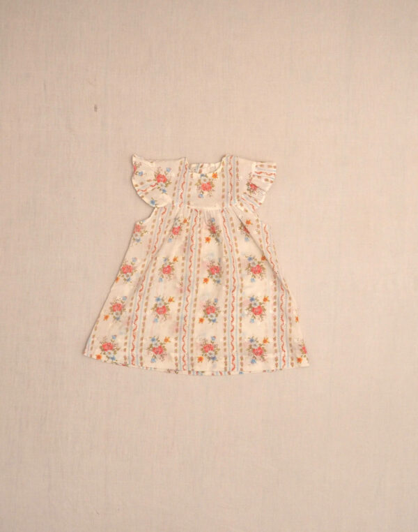 Robe fleurie & brodée