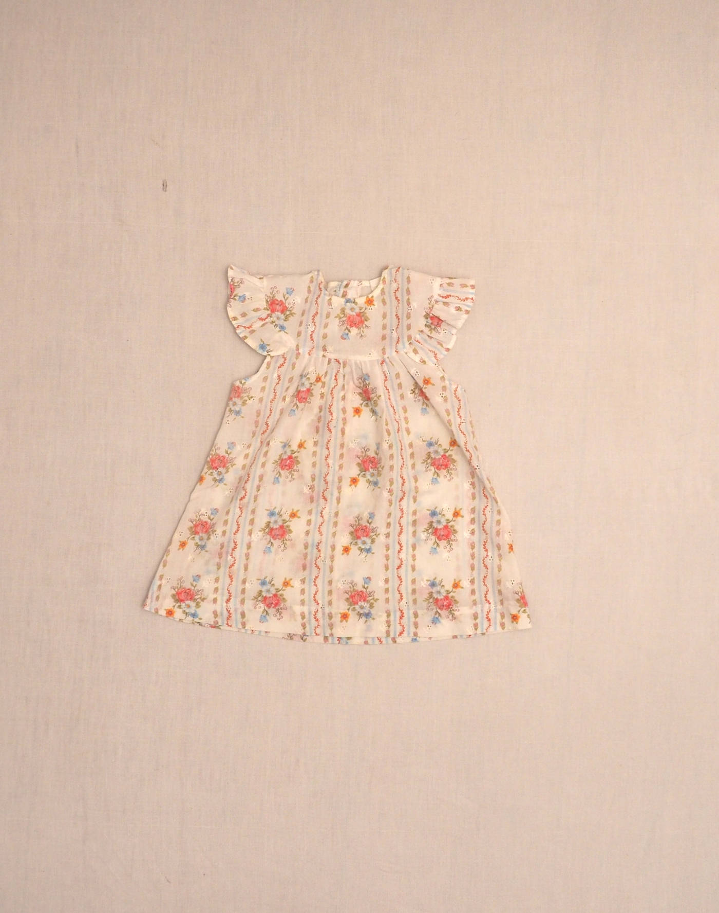 Floral & embroidered dress