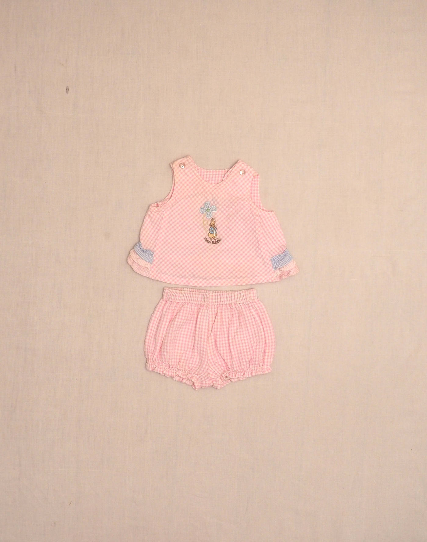 Ensemble vichy rose