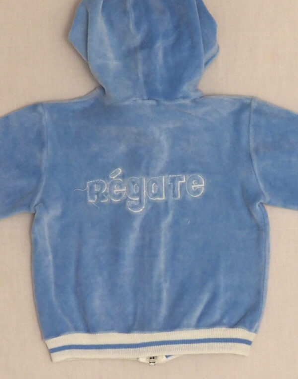 Gilet à capuche velours