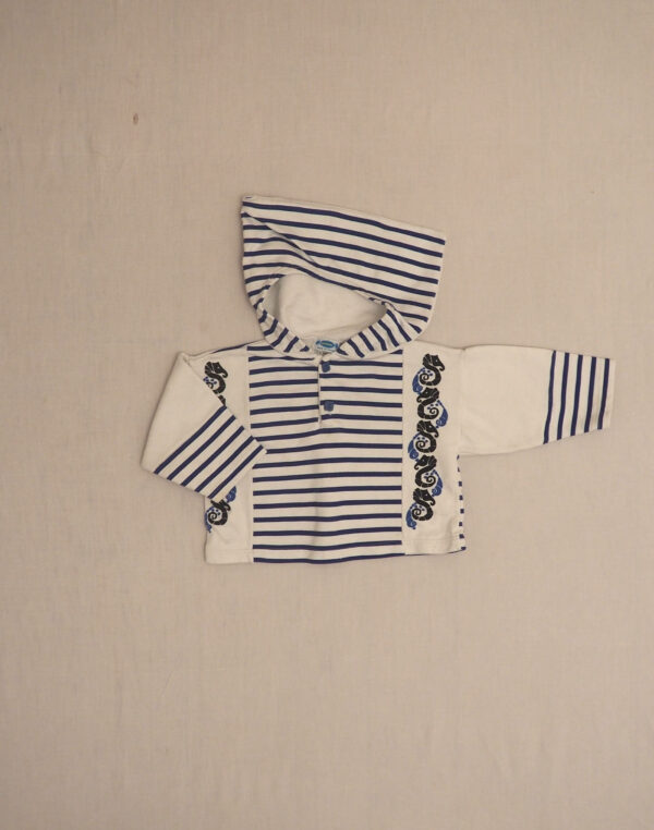 Sailor polo with hood