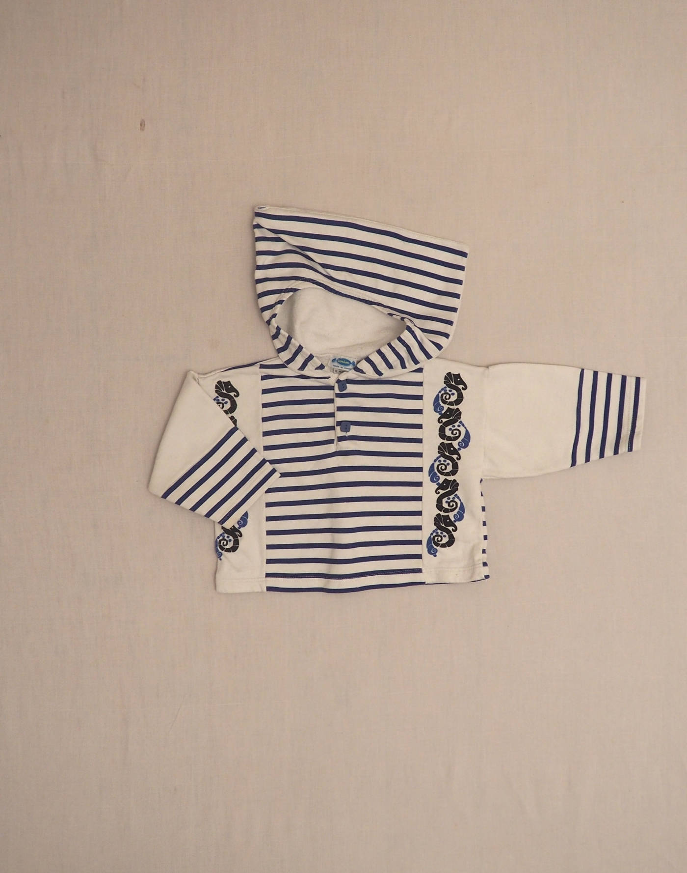 Sailor polo with hood