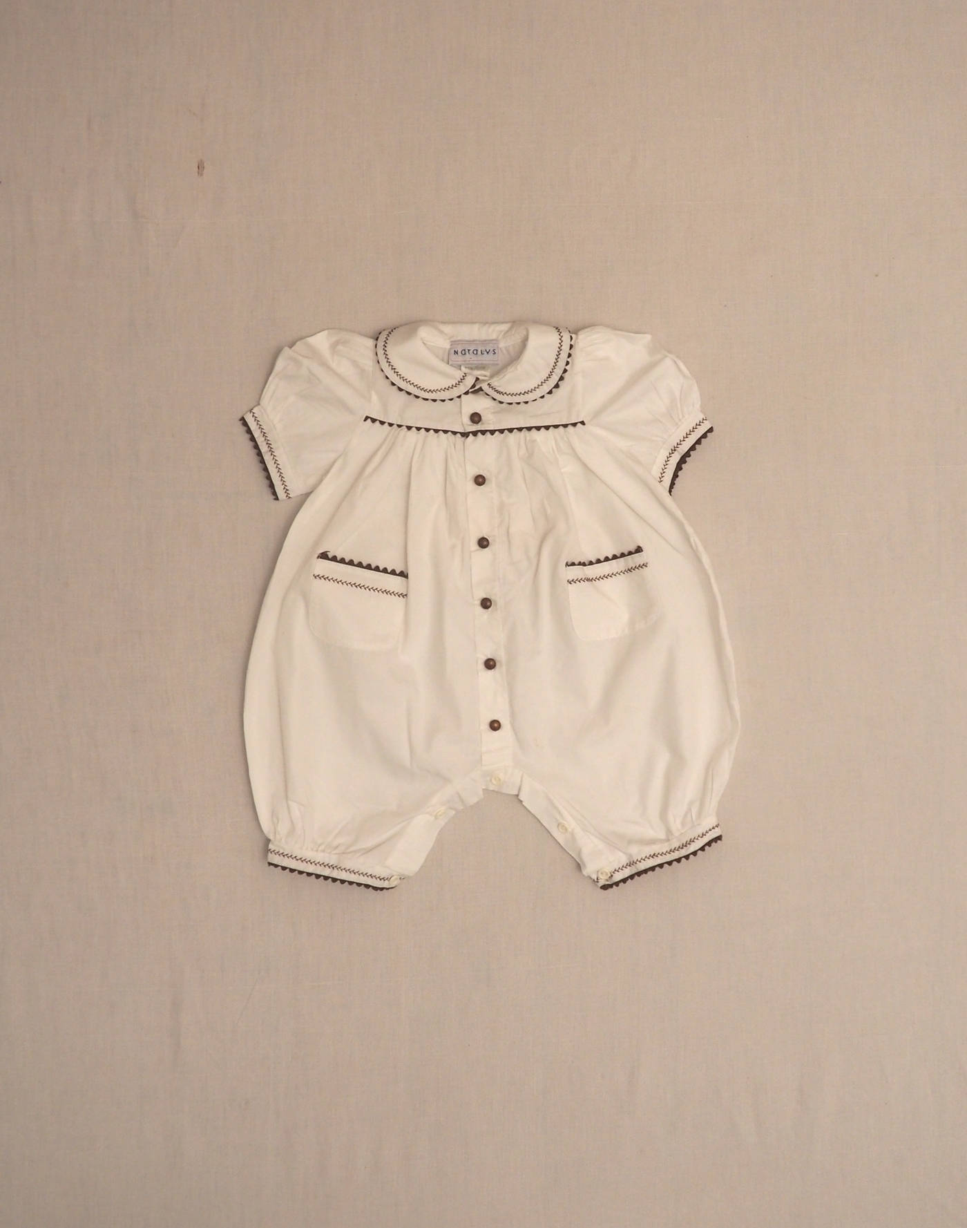 White embroidered jumpsuit