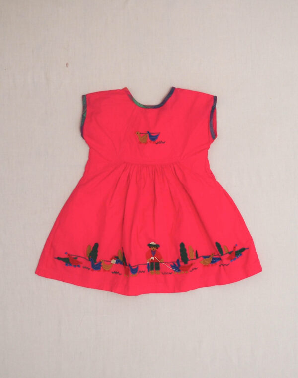 Goose appliqué dress