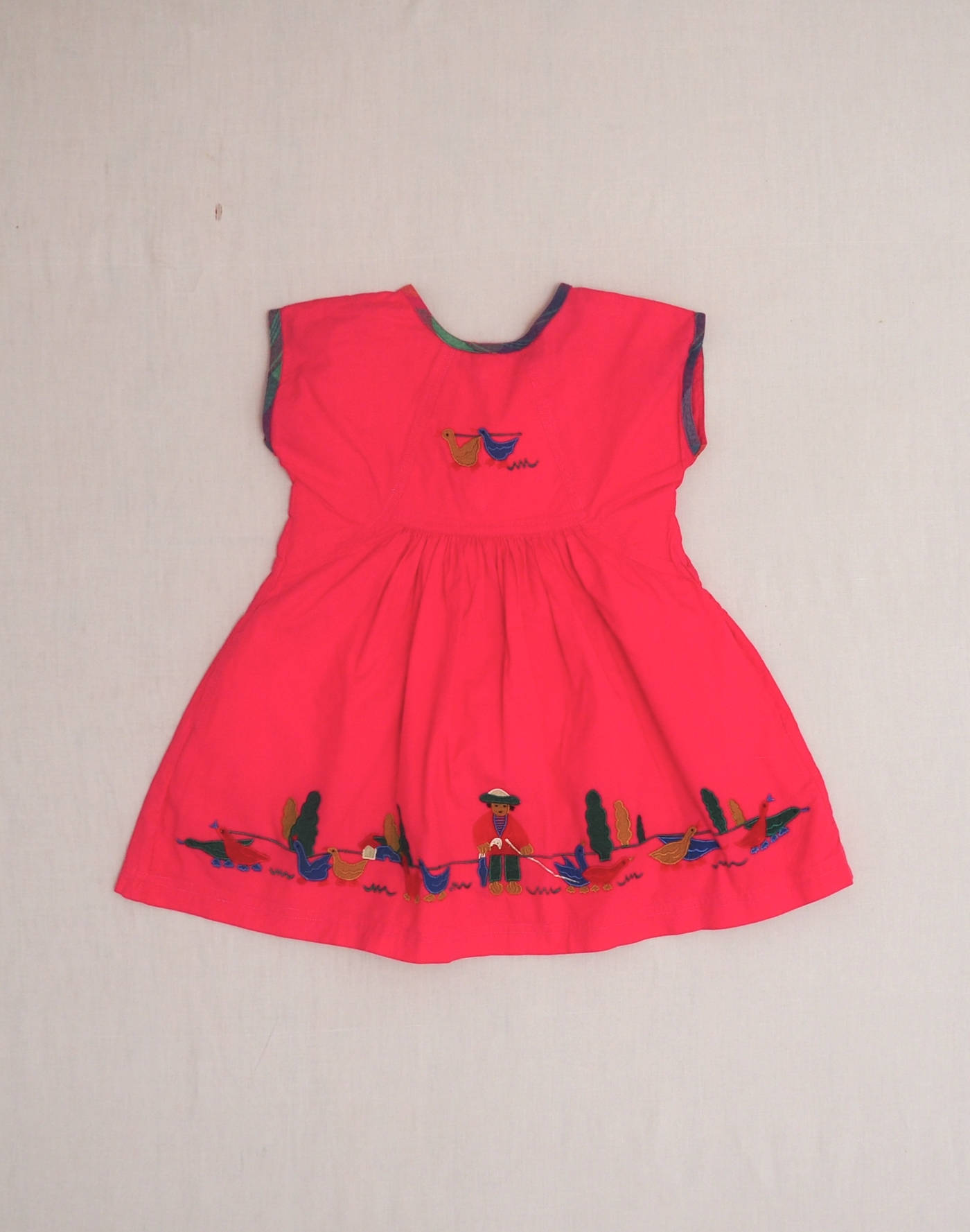 Goose appliqué dress