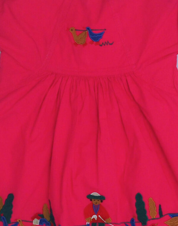 Goose appliqué dress