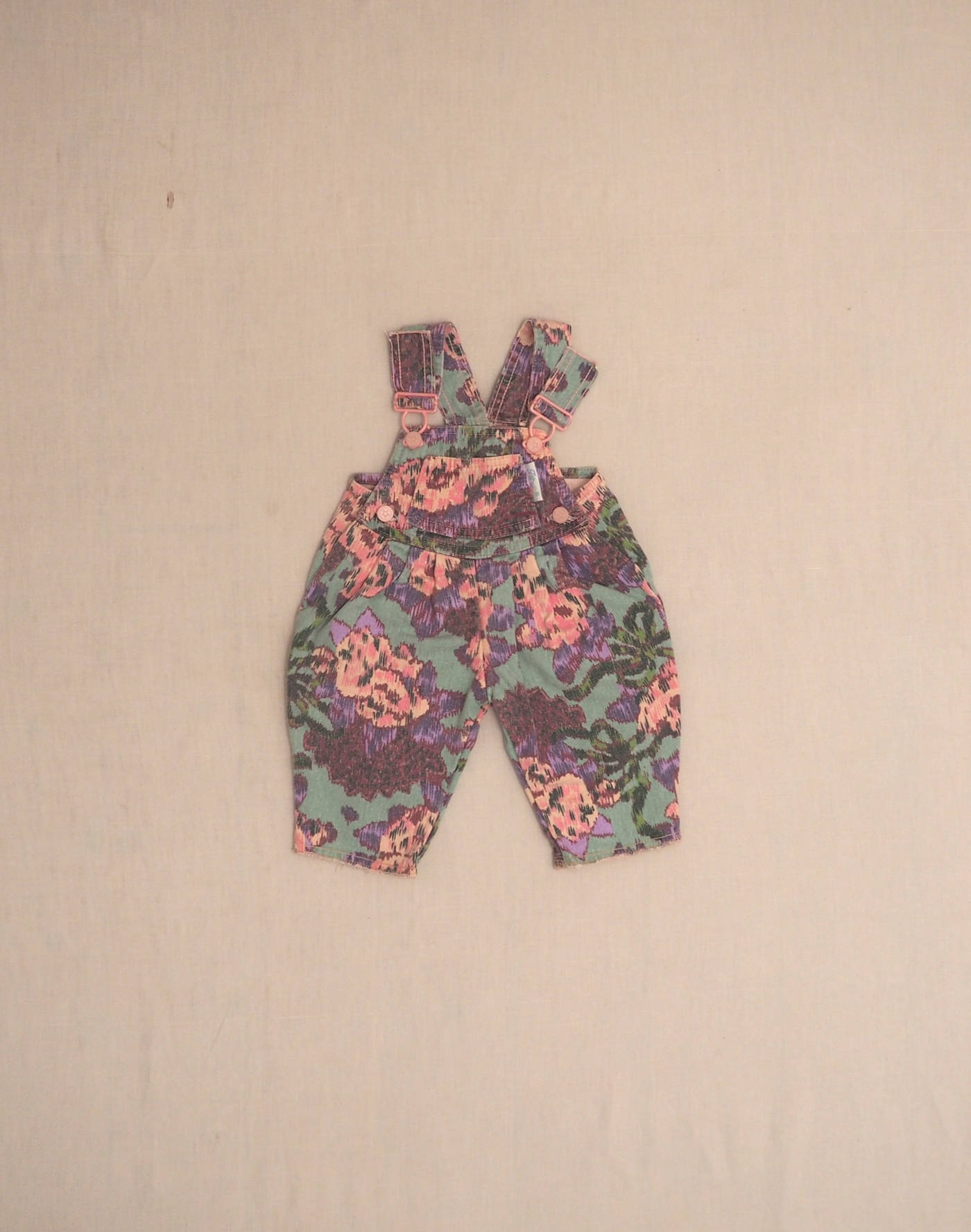 Floral overalls