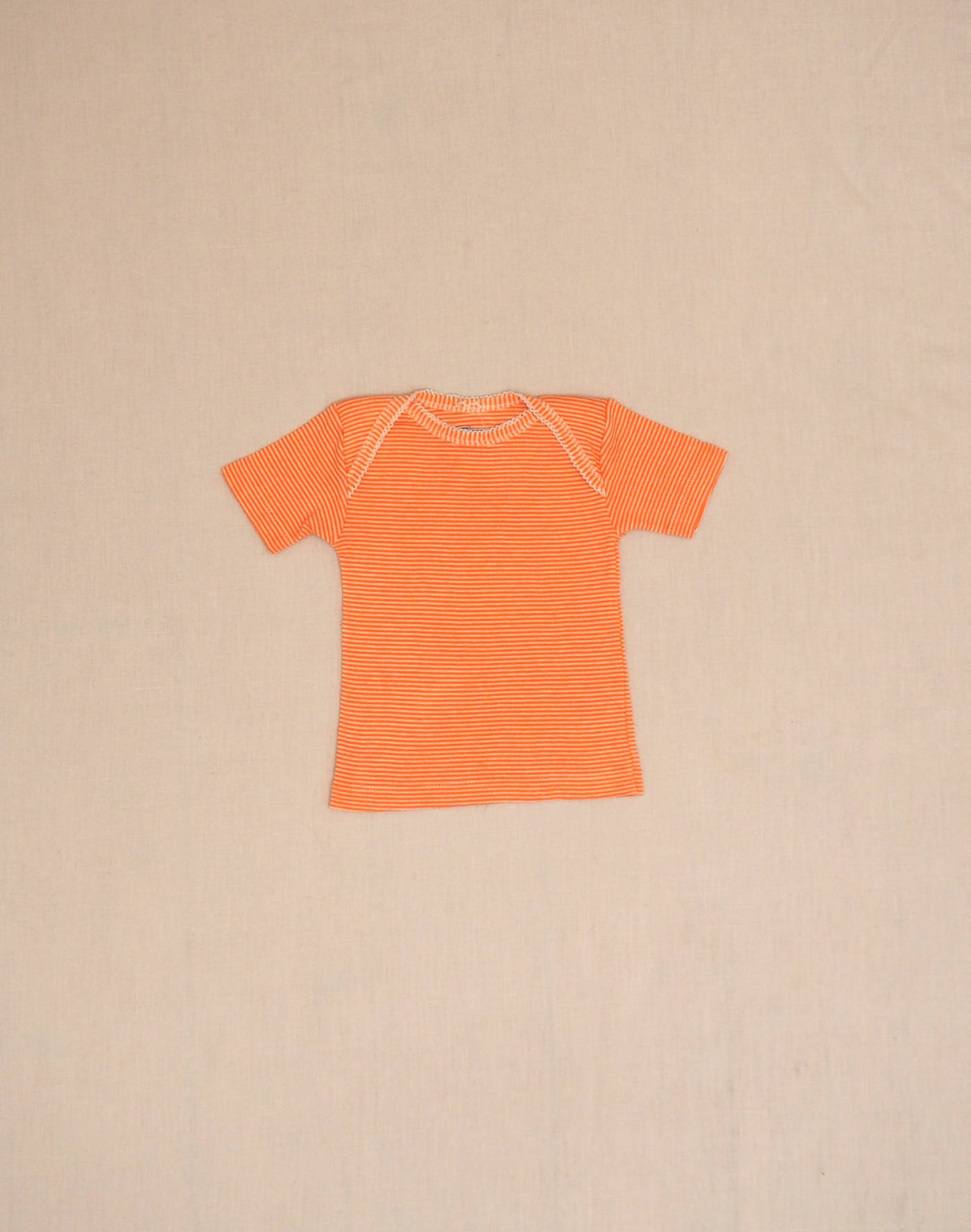 Petit Bateau orange short-sleeved T-shirt