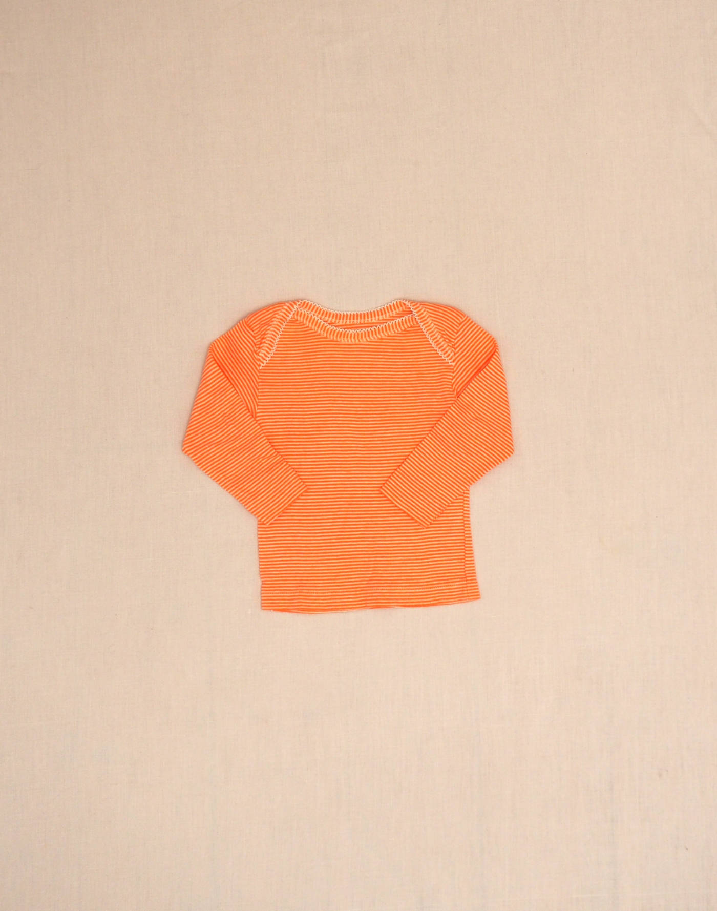 Petit Bateau orange long-sleeved T-shirt