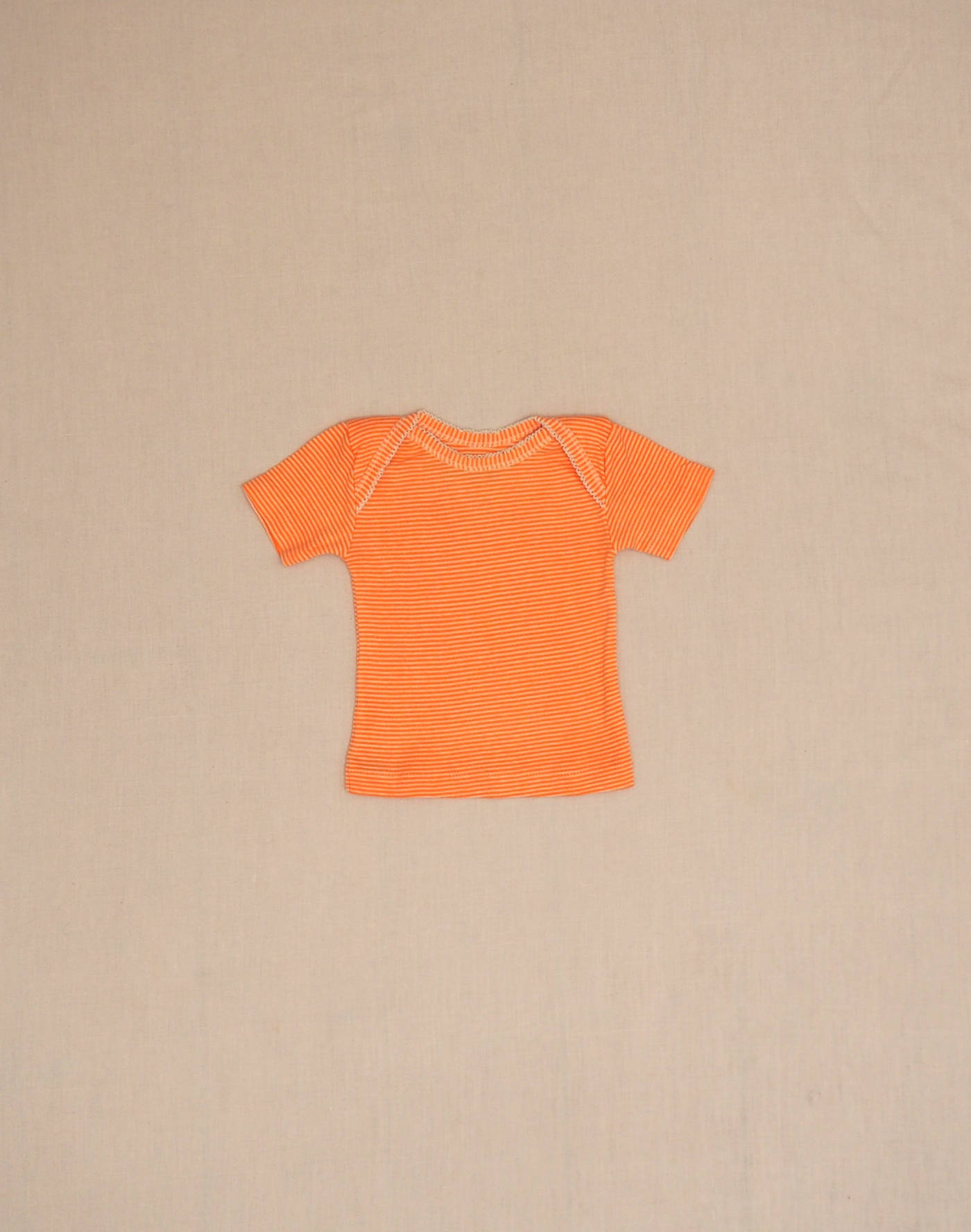 Petit Bateau orange short-sleeved T-shirt