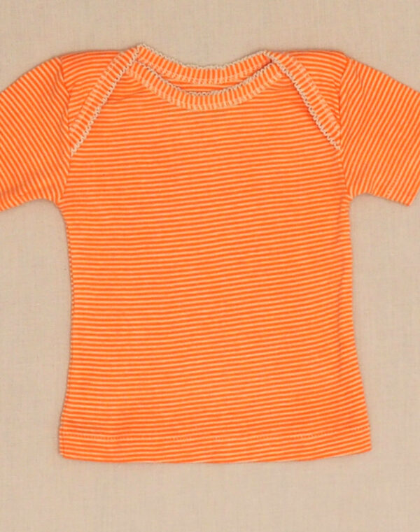 Petit Bateau orange short-sleeved T-shirt