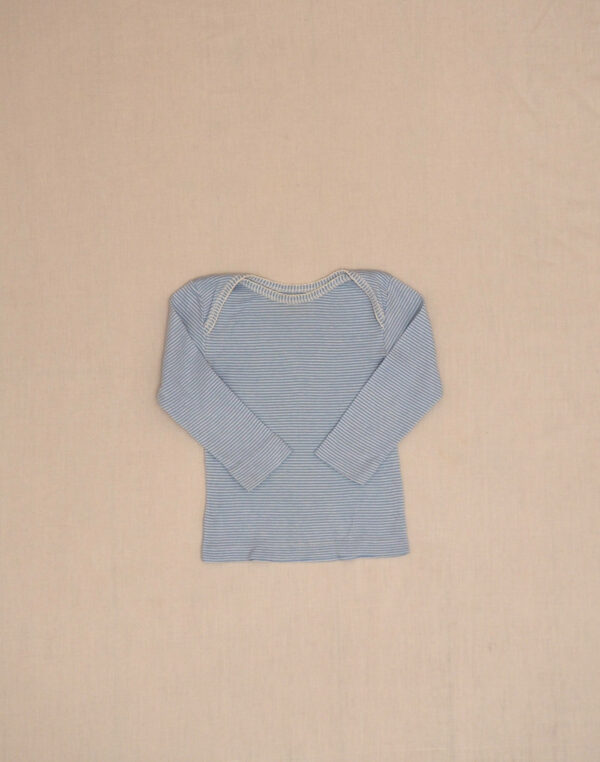 Petit Bateau blue long-sleeved T-shirt