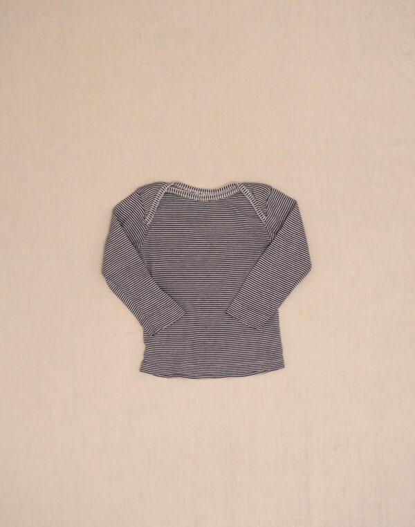 Petit Bateau navy long-sleeved T-shirt