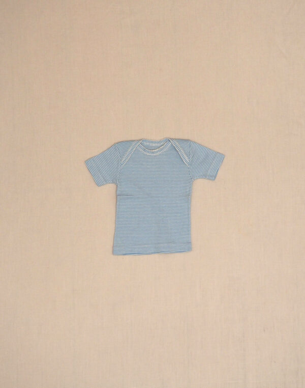 Petit Bateau blue short-sleeved T-shirt