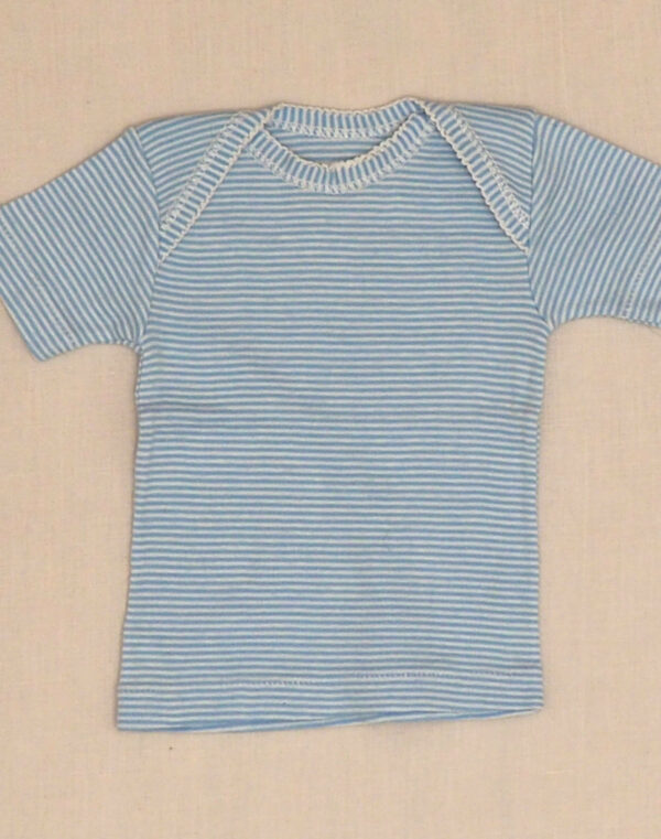 Petit Bateau blue short-sleeved T-shirt