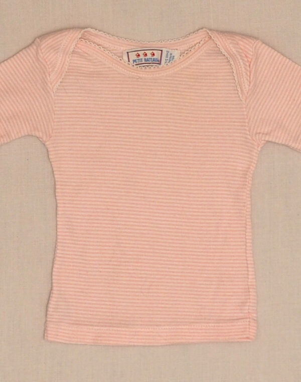 Petit Bateau pink short-sleeved T-shirt