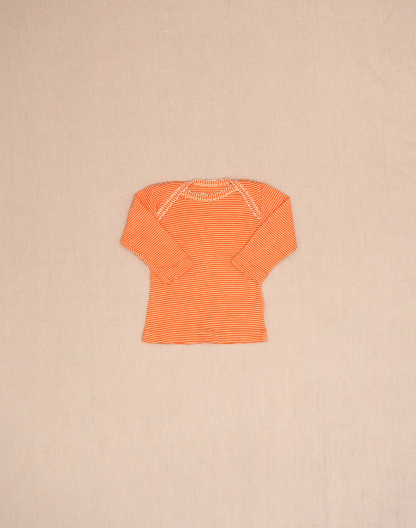 Petit Bateau orange long-sleeved T-shirt