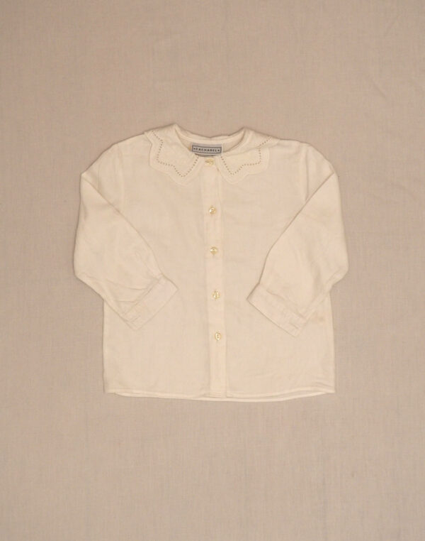 Cacharel lace collar shirt