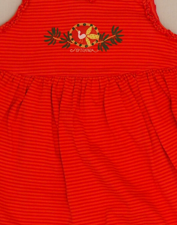 Robe jersey rayé