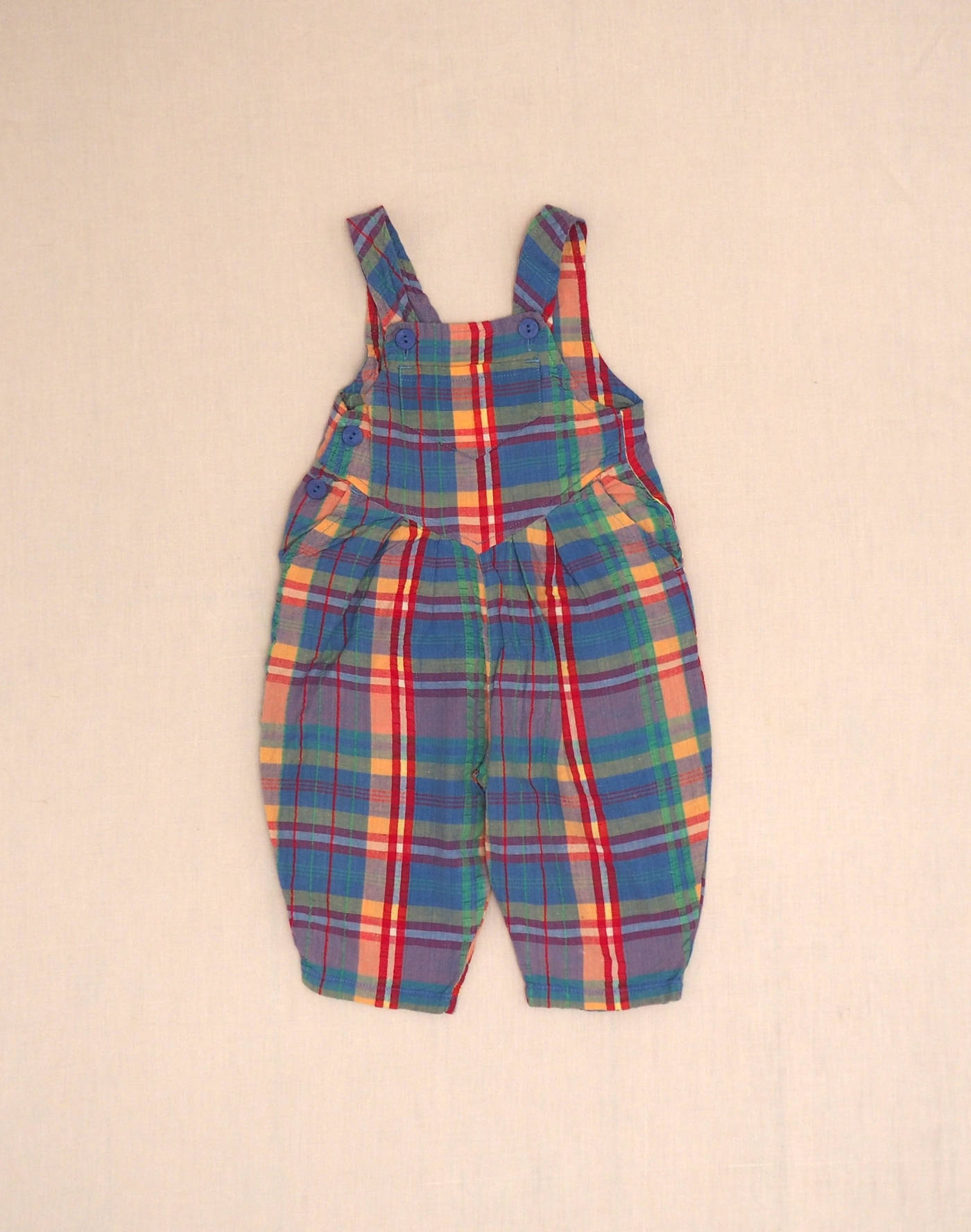 Madras overalls Petit Bateau 1970