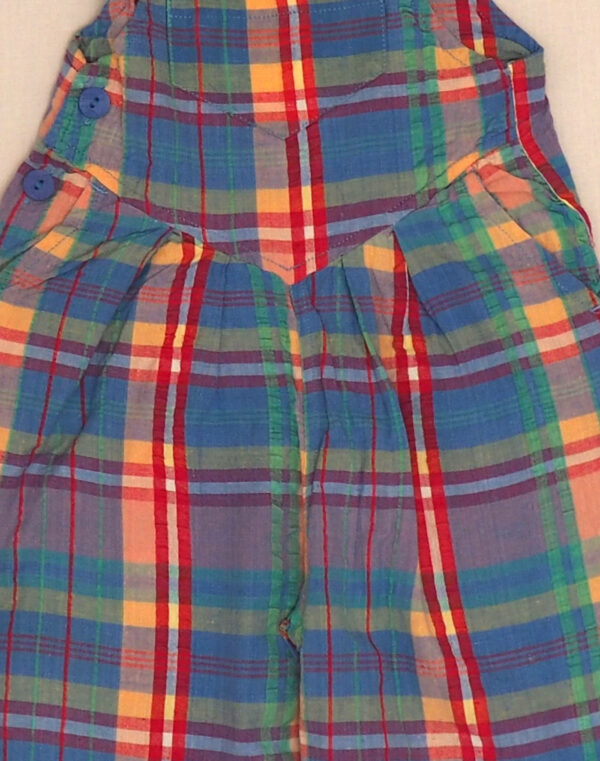 Madras overalls Petit Bateau 1970