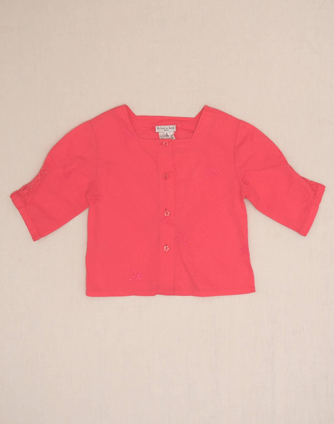Blouse brodée