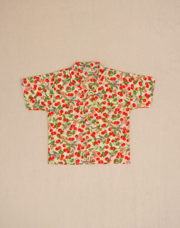Cherry & bird shirt