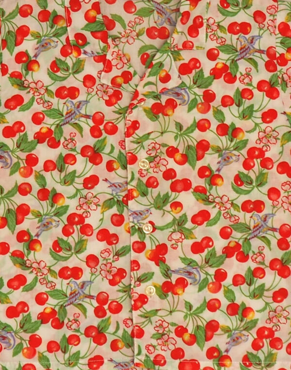 Cherry & bird shirt