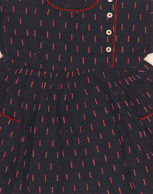 Robe jersey brodé