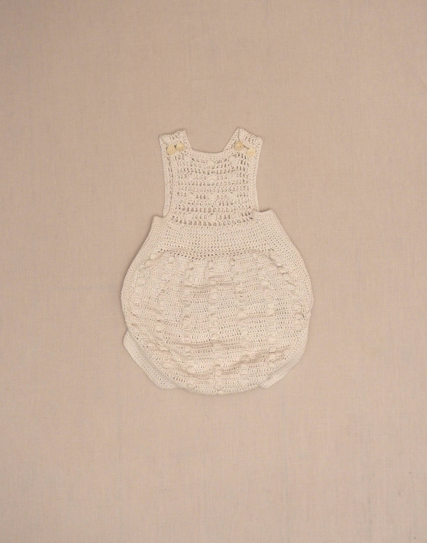 Hand-crocheted romper