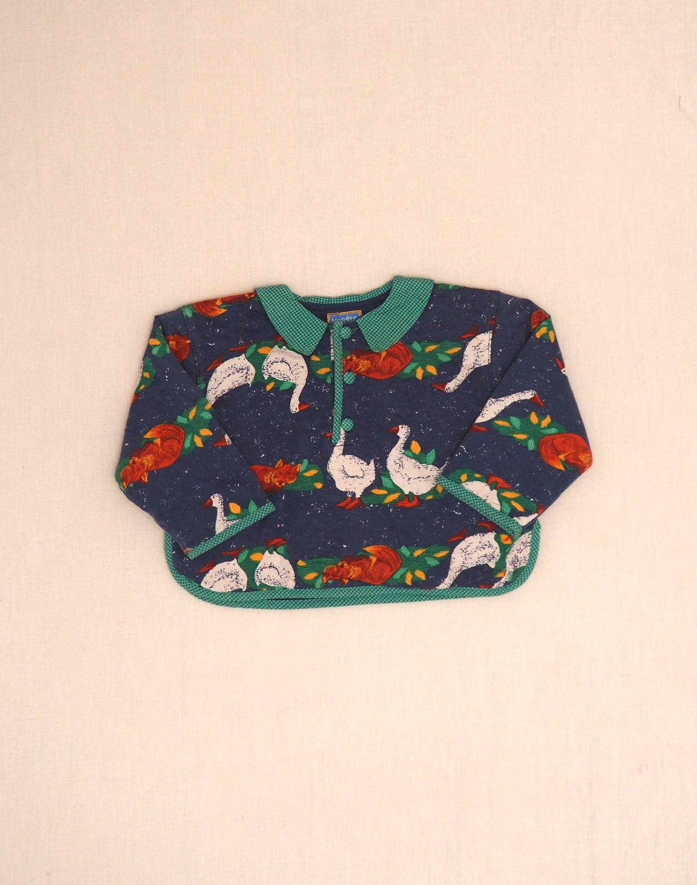 Goose fleece polo shirt