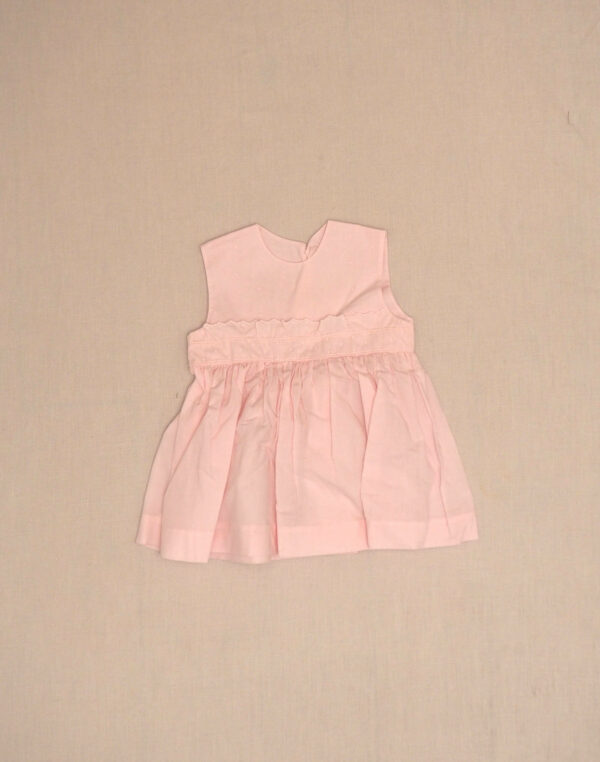 Robe rose plumetis