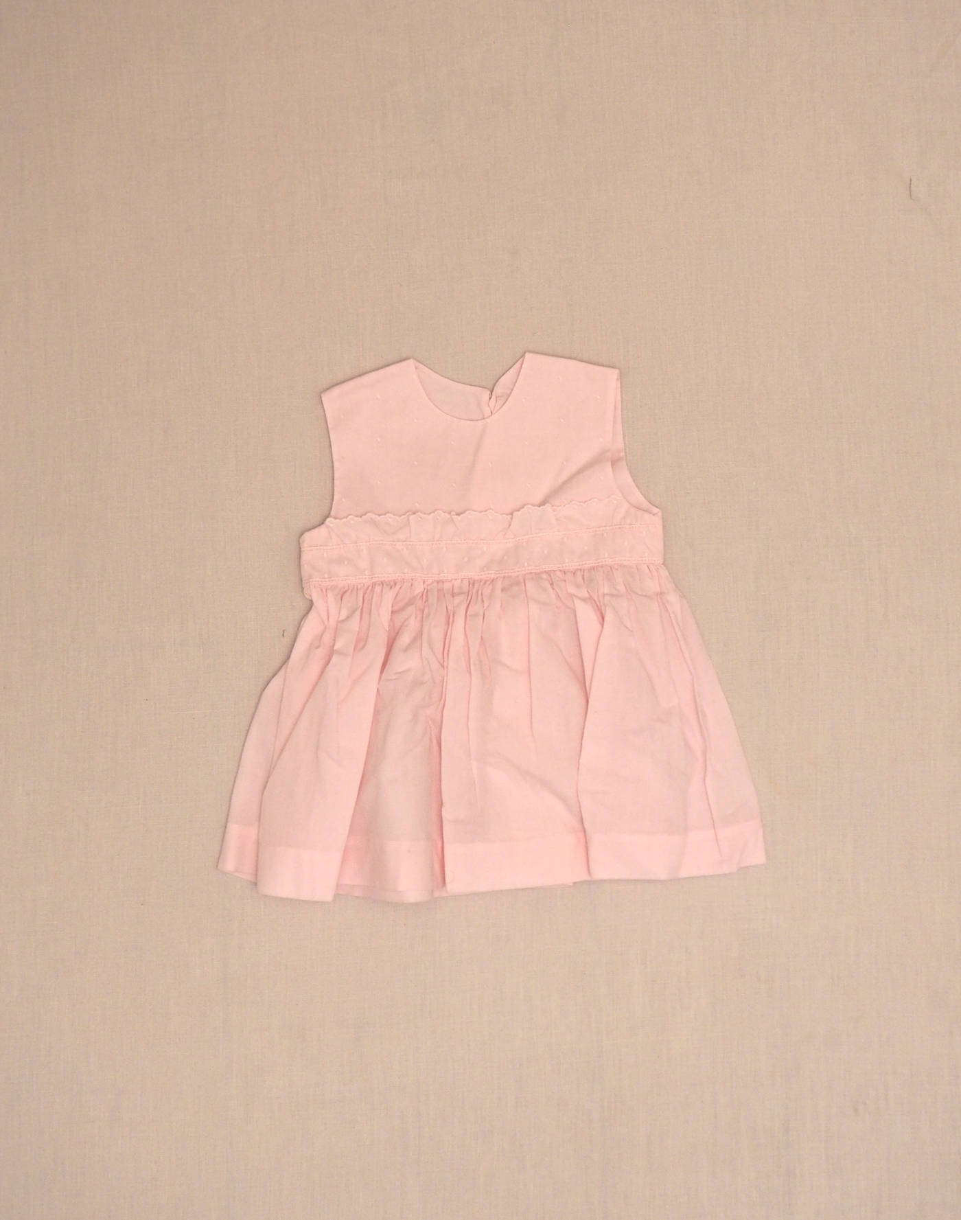 Robe rose plumetis