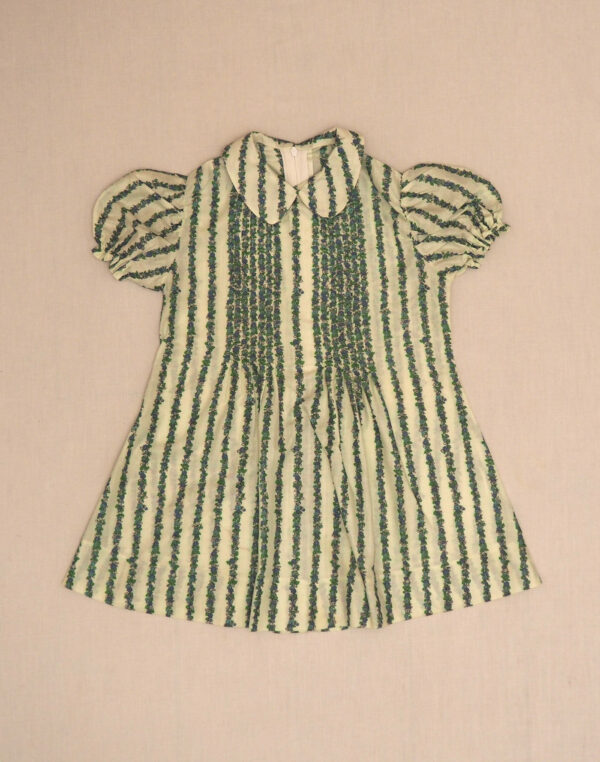 Robe à pinces & fleurs 1960