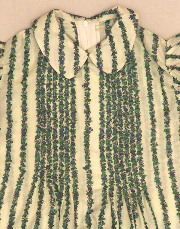 Robe à pinces & fleurs 1960