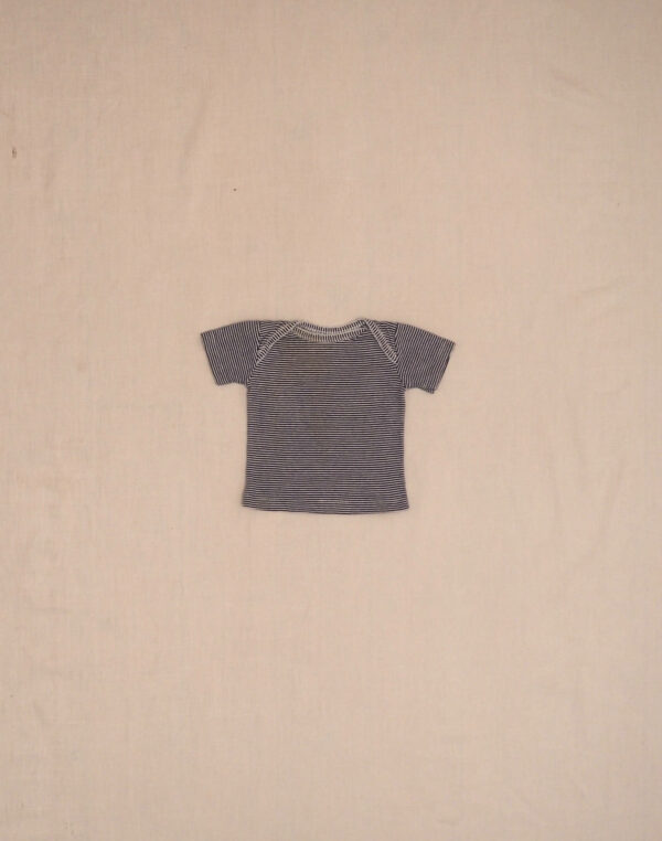 Petit Bateau short-sleeved navy T-shirt